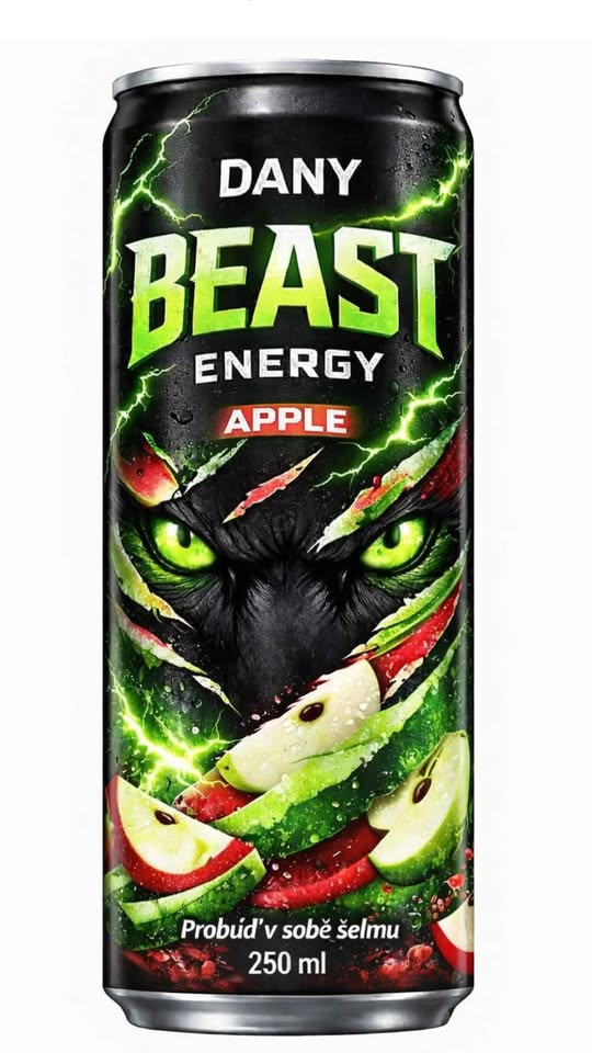 DANY BEAST ENERGY Apple 250ml plechovka
